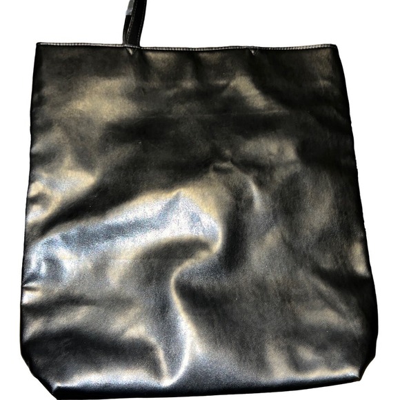 Victoria's Secret Black Fringe Tote Bag Purse Fashion Handbag - Picture 2 of 5